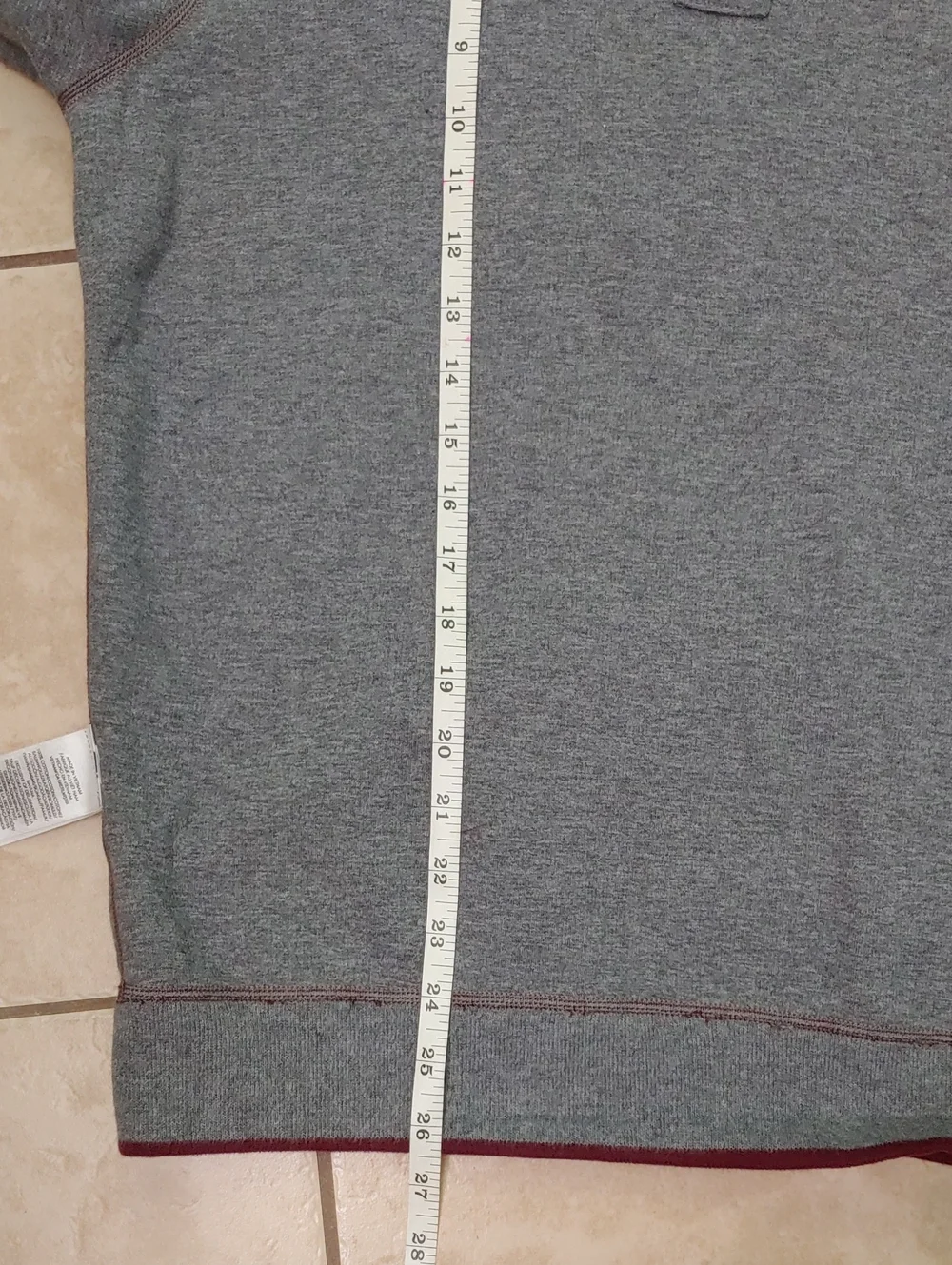 Polo Ralph Lauren Reversible Quarter Zip NWT Mens Gray Maroon Cotton Knit Size M